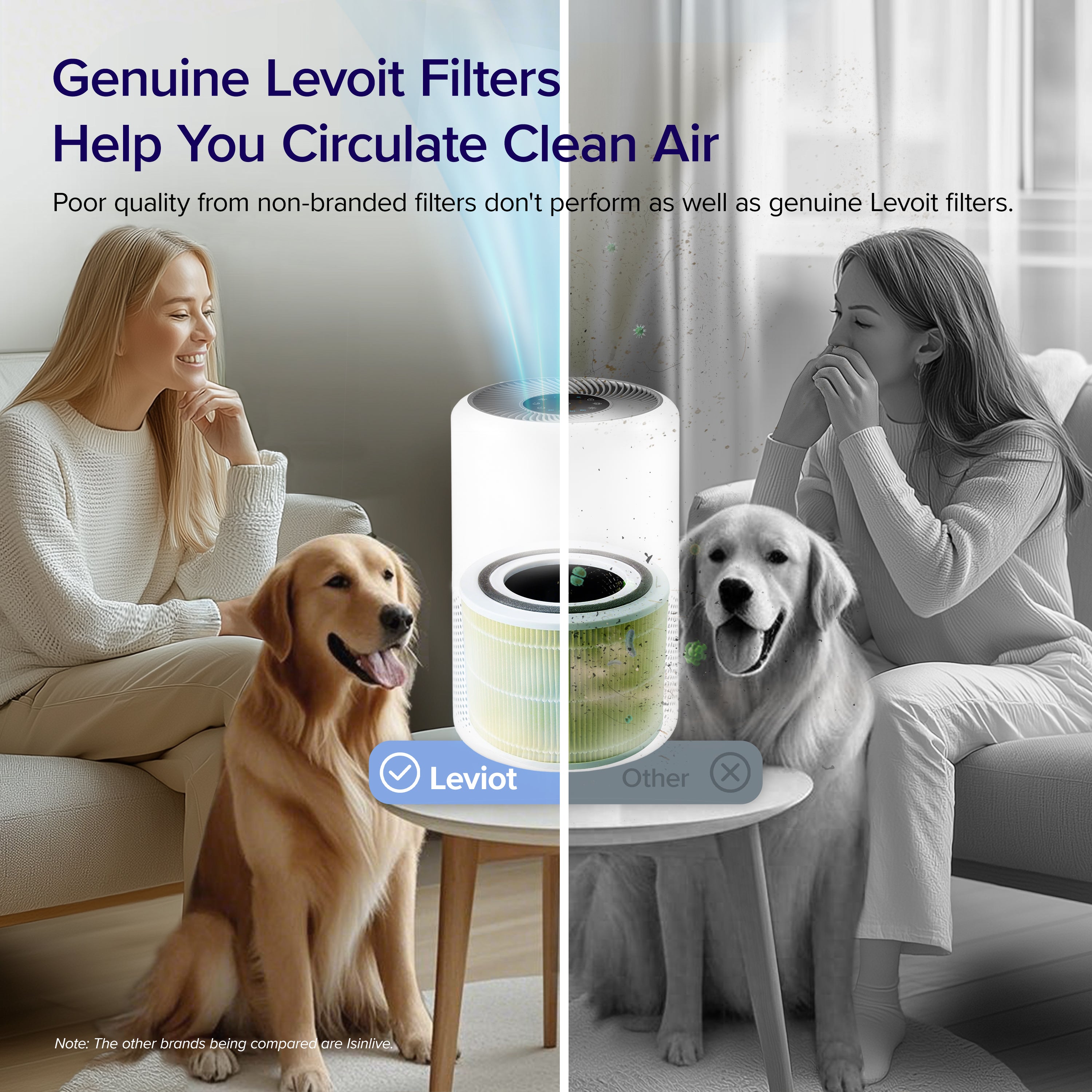 Levoit HEPA 3-Stage Pet Allergy Filter